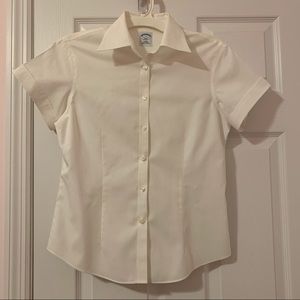 Vintage Brooks Brothers Short Sleeved White Shirt